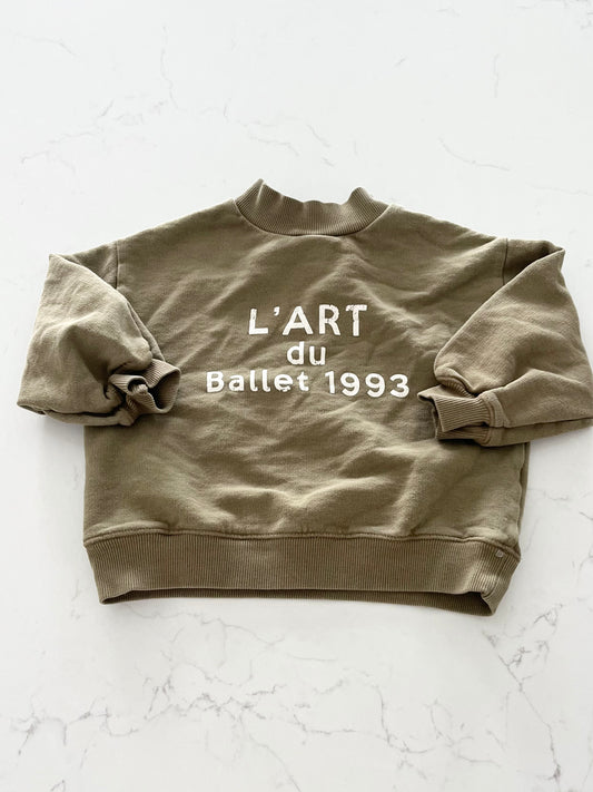 Zara-Crewneck-3/4T